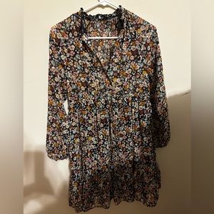 Zara floral dress - size XS